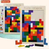 3D Colored Wooden Puzzle Brainer Games