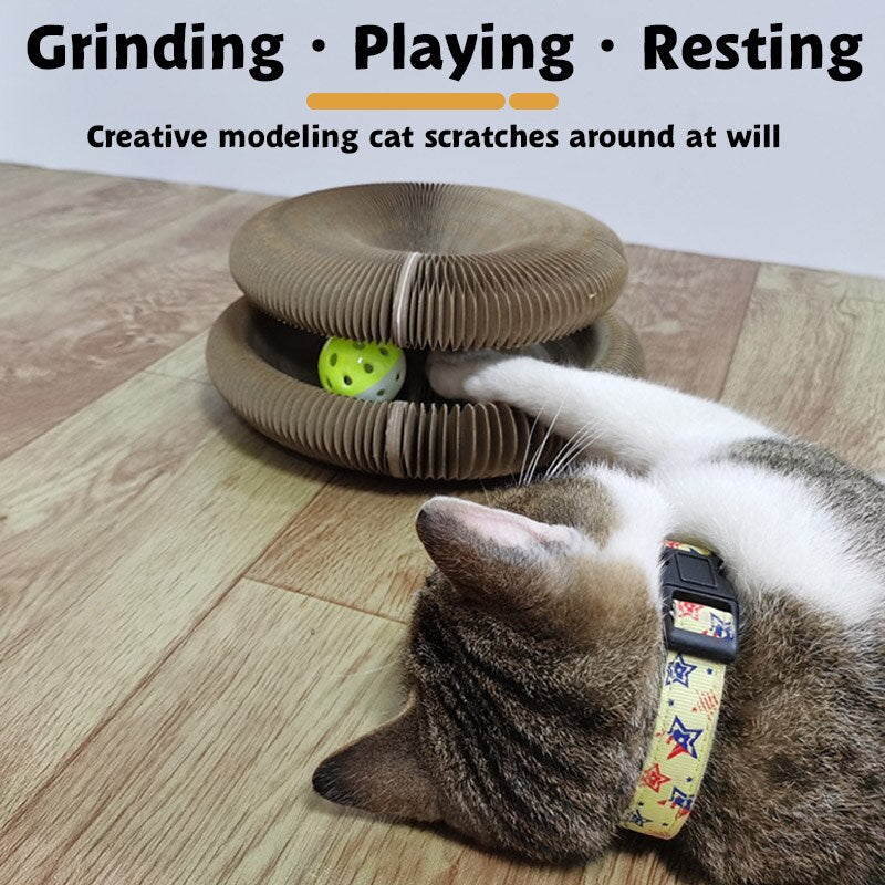 Magic Organ Cat Corrugated Scratching Board