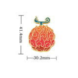 ONE PIECE Devil Fruit Lapel Pins Brooches