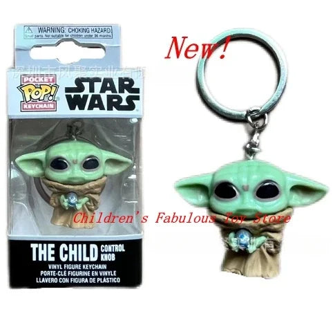 Star Wars Mini Figure Keychains - 29 Styles Featuring Baby Yoda (Grogu), The Mandalorian, Darth Vader, & Boba Fett - Premium Funko-Style Pocket Collectibles & Fan Gifts