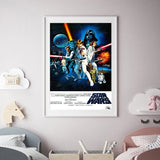 Star Wars: A New Hope (1977) Vintage Movie Poster – Premium Canvas Wall Art Print