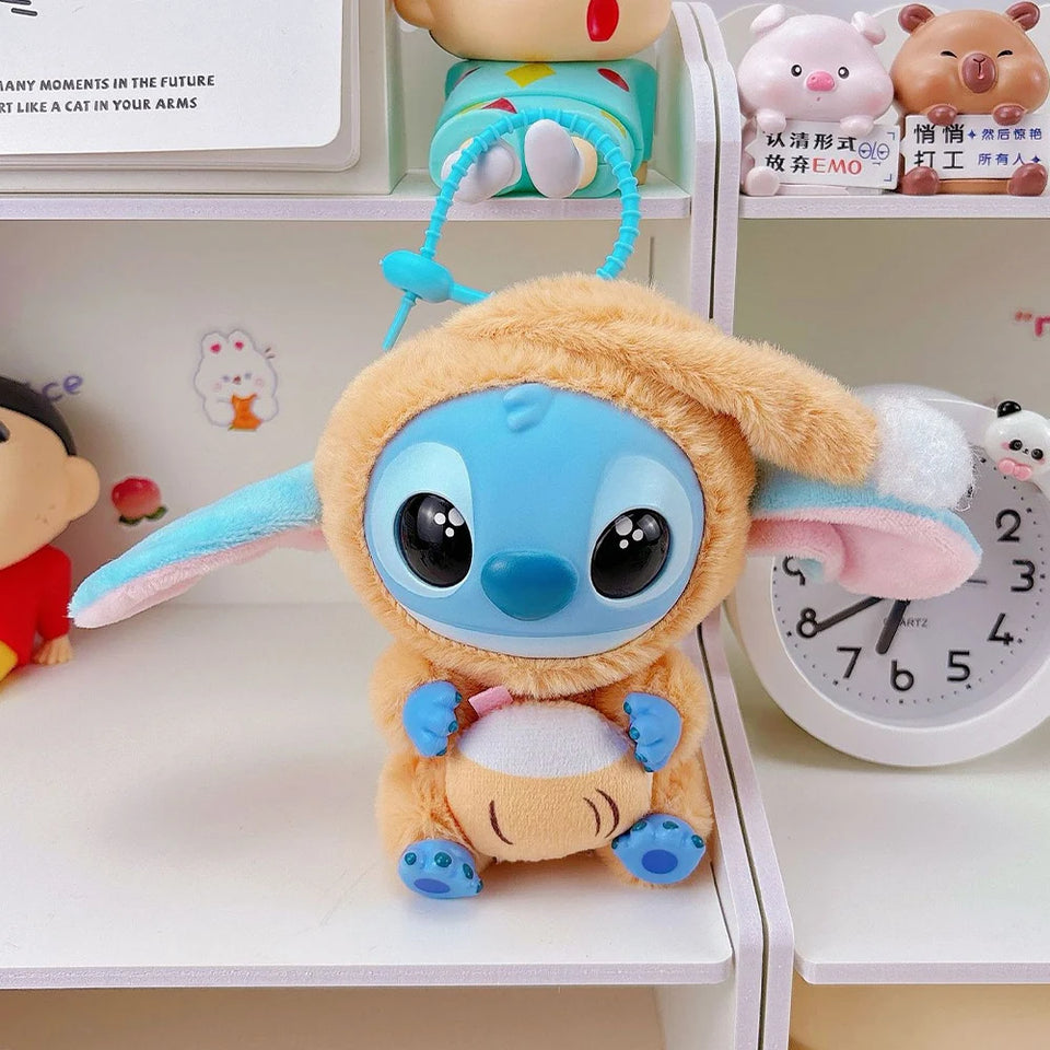 Stitch Plush Keychain – Cute Lilo & Stitch Keyring Doll, Kawaii Bag Pendant Gift for Girls