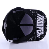 Star Wars Stormtrooper Snapback Hat - Premium Embroidered Sci-Fi Imperial Soldier Baseball Cap - White & Grey Flat Brim Streetwear Trucker Hat - Adjustable Hip Hop Headwear Cosplay Gift