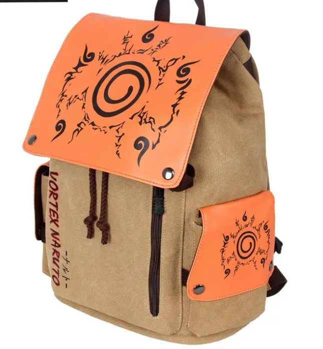 Naruto Anime Canvas School Backpack