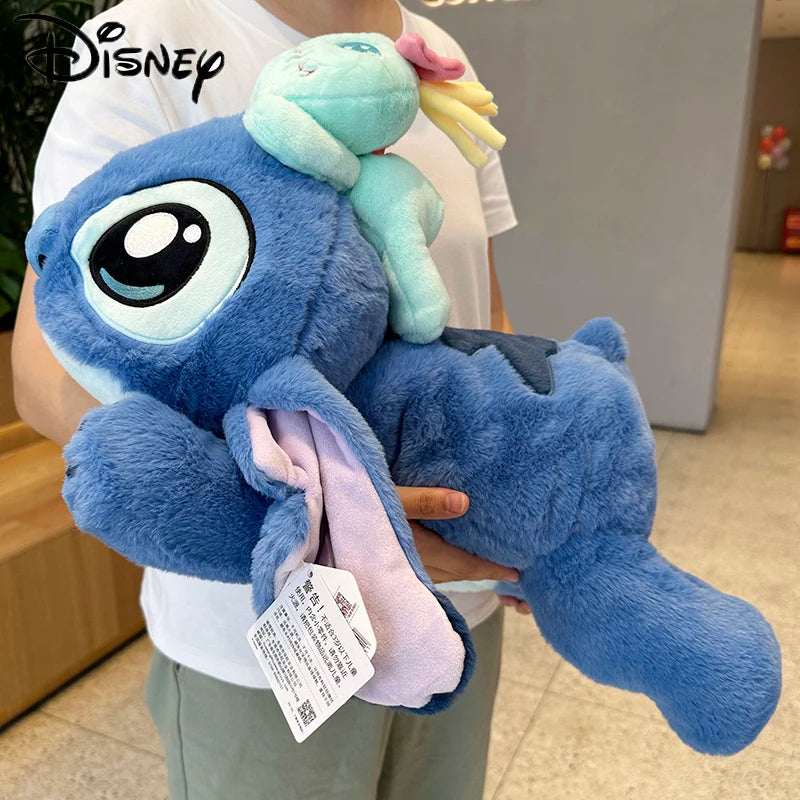 53cm Disney Stitch Lying Plush – Kawaii Stuffed Toy Pillow, Perfect Birthday Gift for Kids or Her