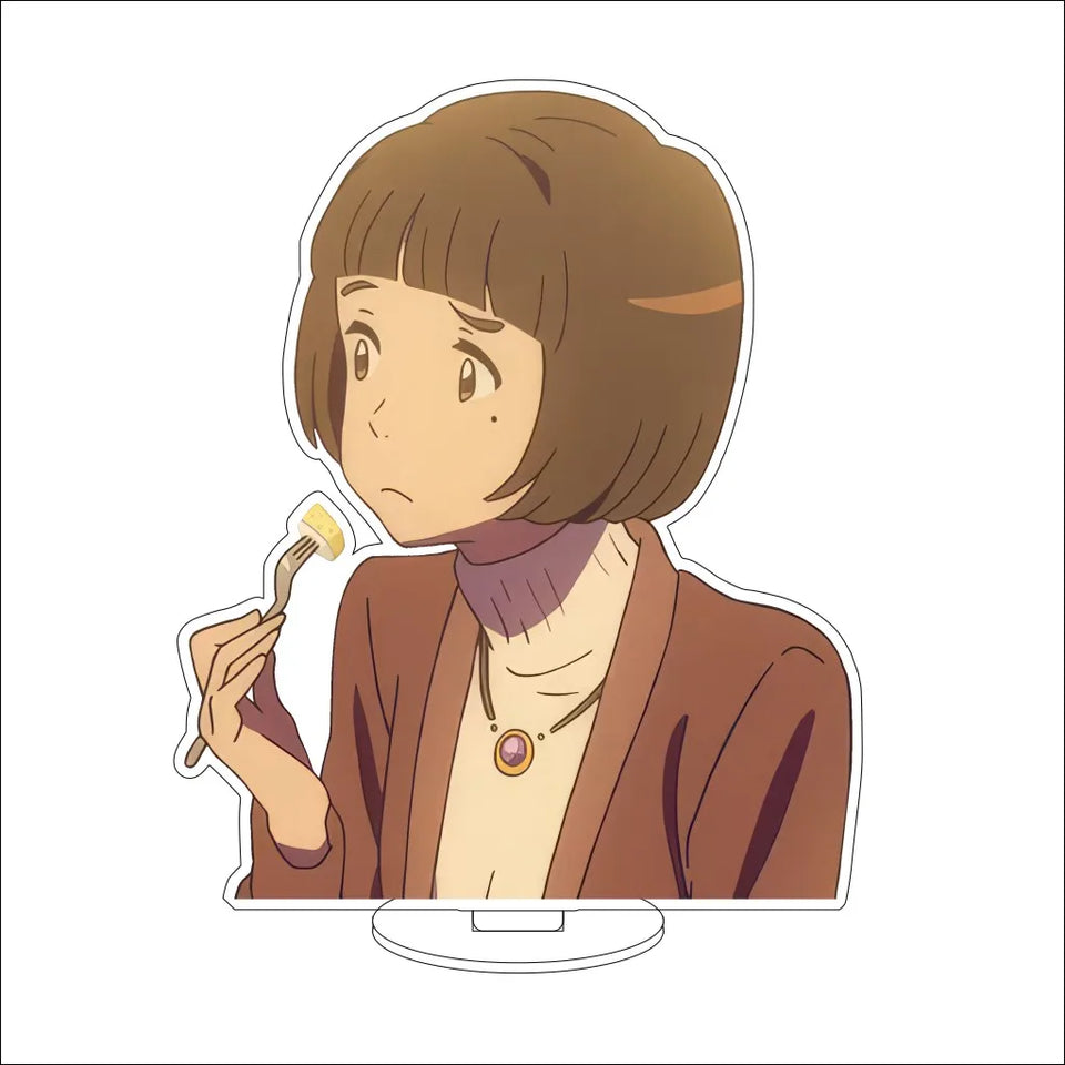Your Name Anime Acrylic Standee Collection - Premium Taki & Mitsuha Timeline Variant Figures - Kimi no Na wa Kataware-doki Twilight Desk Decor - Romantic Manga Fan Gift Set for Bookshelf, Desk & Room Display