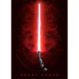 Star Wars Lightsaber Canvas Wall Art - Iconic Jedi & Sith Weaponry Prints - Minimalist Sci-Fi Movie Decor for Home, Office, or Game Room - Kylo Ren, Ahsoka Tano & Obi-Wan Editions