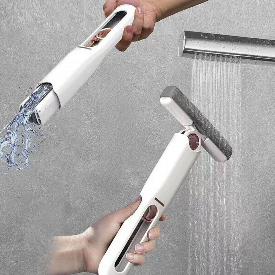 Portable Mini Squeeze Cleaning Mop (with 2 pcs head foam)