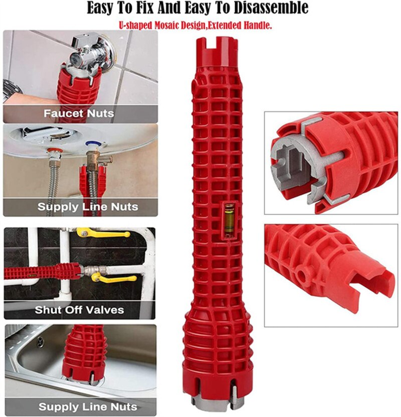 8 In 1 Multifunction Sink Installer Wrench