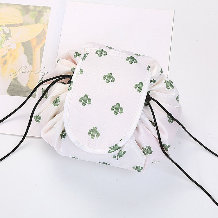Foldable Drawstring Cosmetic Bag
