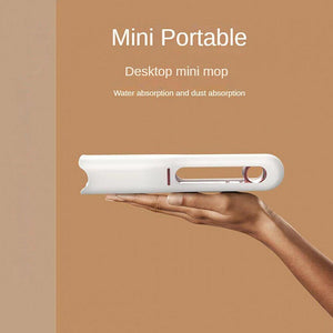 Portable Mini Squeeze Cleaning Mop (with 2 pcs head foam)