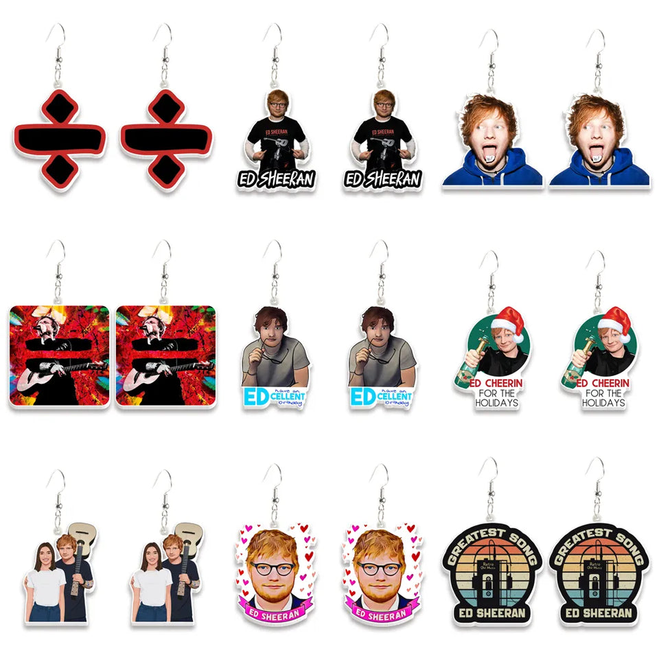 Ed Sheeran - Drop Earrings