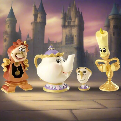 Beauty And The Beast - 4pcs Character Figures