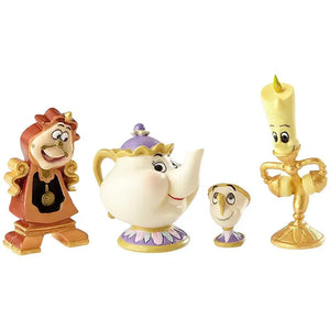 Beauty And The Beast - 4pcs Character Figures