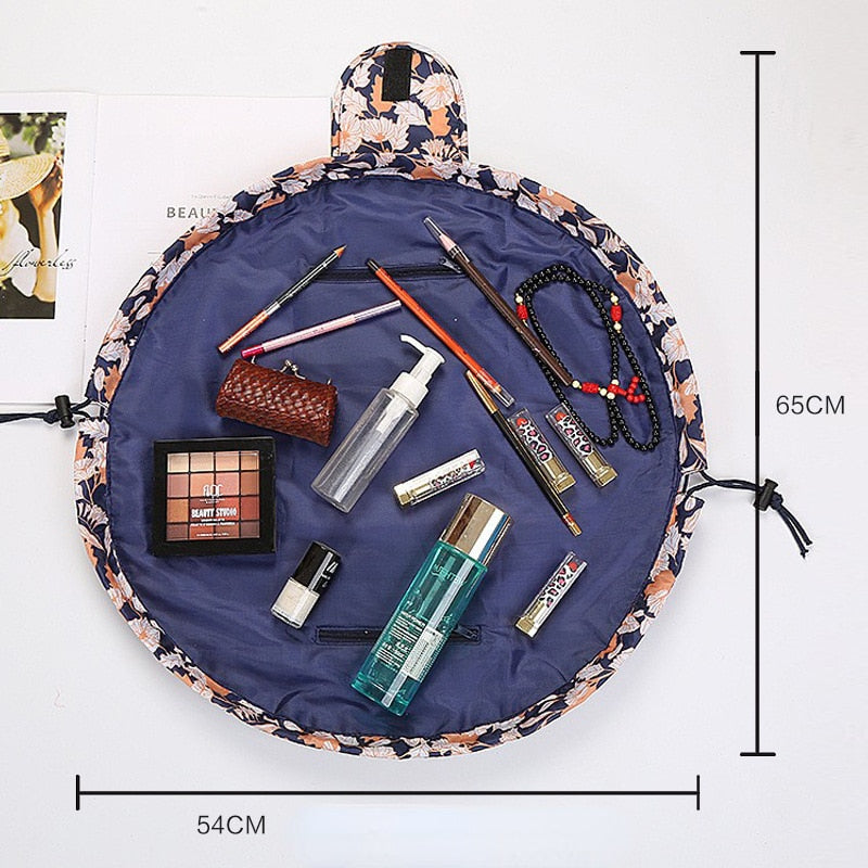 Foldable Drawstring Cosmetic Bag