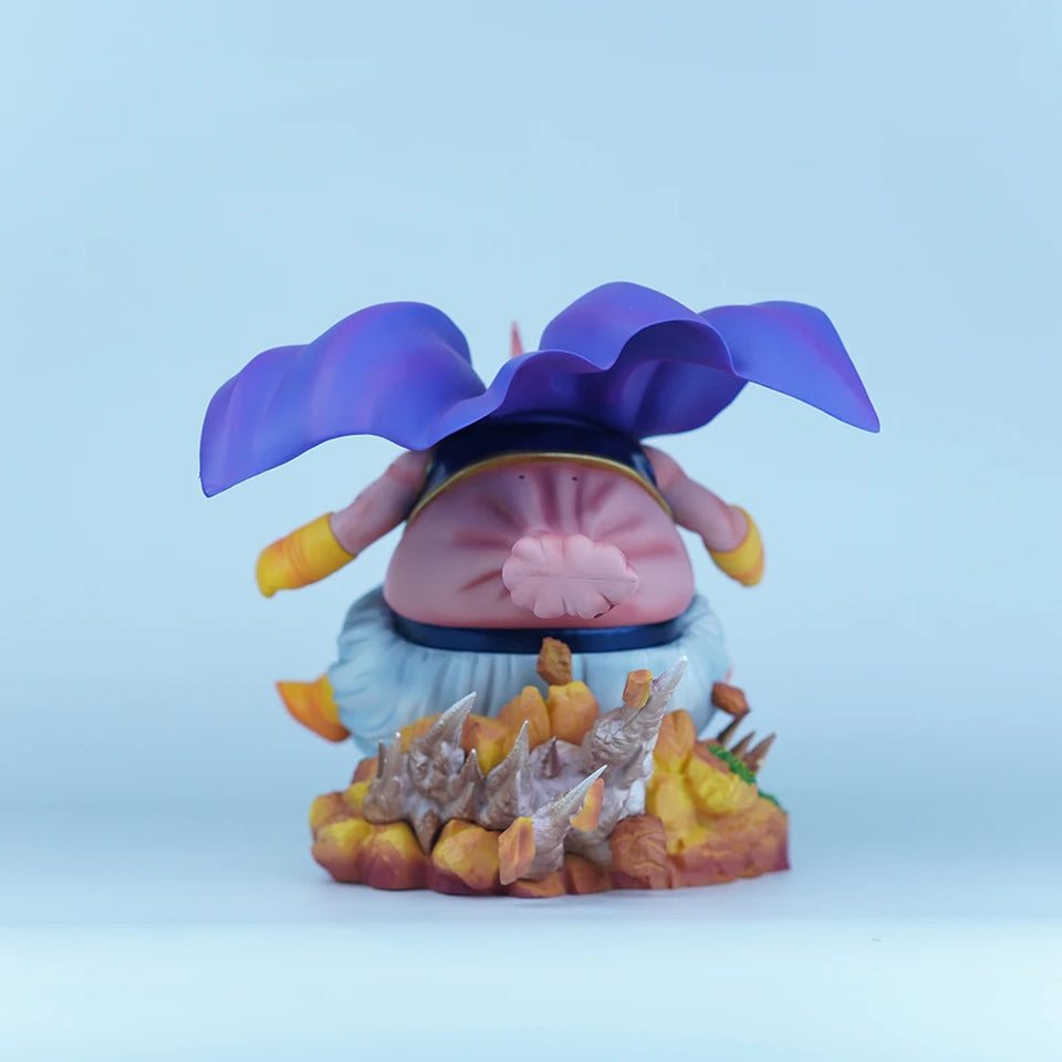 Anime Majin Buu Combat Diorama Statue - Premium Elastic Punch Fat Buu vs Kid Buu Resin Model - Dynamic Shonen Action Figure - High-Fidelity Manga Collector Gift for Display Case & Gaming Desk - (18CM)