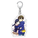 Weathering With You Chibi Acrylic Keychain Collection - Hodaka & Hina Cute Anime Couple Charm Set - Clear Double-Sided Pendant Keyring for Bags, Ita Bags & Anime Fans