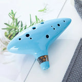Legend of Zelda Ocarina of Time 12-Hole Ceramic Instrument Set - Vintage Pocket Watch, Hylian Shield Pins & Sheikah Eye Keychain - Collectible Gaming Gift Box