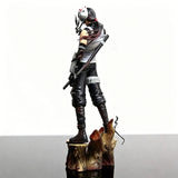 Premium Anime Shadow Ninja Collectible Statue - High-Detail Shadow Operative Warrior Action Figure - Elite Assassin PVC Figure with Katana Sword, Mask & Flame Base - Gift for Manga Fans, PC Setup & Shelf Display - (23CM)