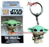 Star Wars Mini Figure Keychains - 29 Styles Featuring Baby Yoda (Grogu), The Mandalorian, Darth Vader, & Boba Fett - Premium Funko-Style Pocket Collectibles & Fan Gifts