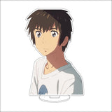Your Name Anime Acrylic Standee Collection - Premium Taki & Mitsuha Timeline Variant Figures - Kimi no Na wa Kataware-doki Twilight Desk Decor - Romantic Manga Fan Gift Set for Bookshelf, Desk & Room Display
