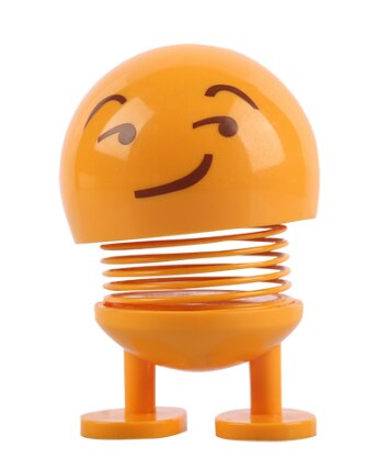 Funny Shaking Emoji Head Car Accessories
