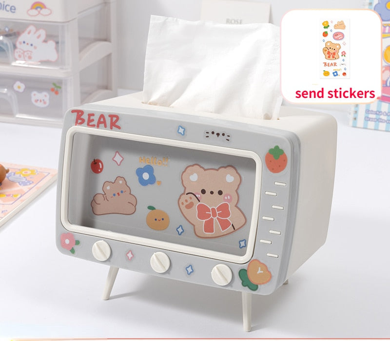 Cute Multifunction Phone and Tissue Box Holder