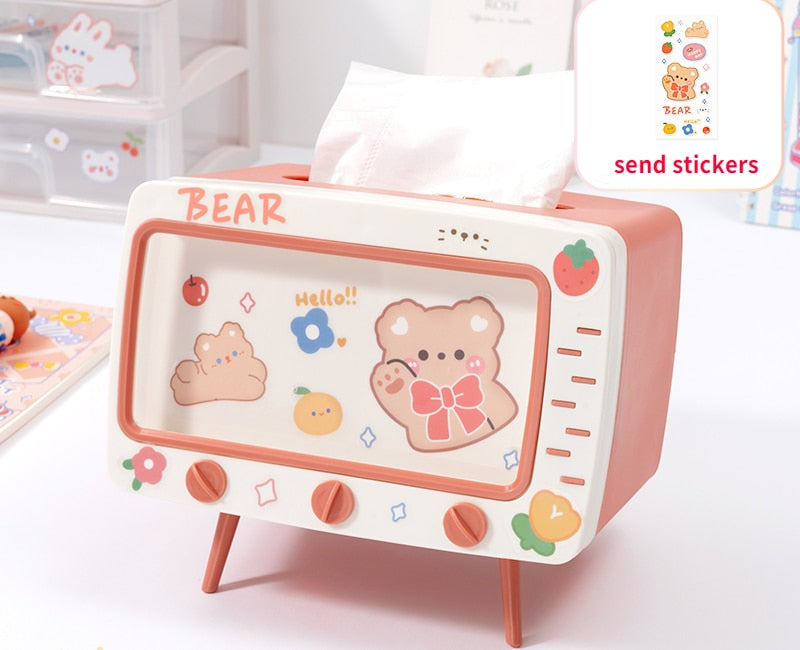 Cute Multifunction Phone and Tissue Box Holder