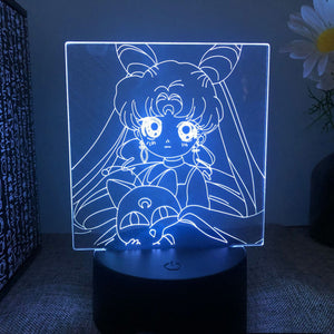 Anime Sailor Moon Colorful Led Night Light