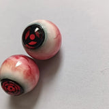 Naruto Sharingan & Mangekyou Sharingan Eyeball Prop Set - Realistic Uchiha Cosplay Eyeball Replicas - Itachi, Sasuke & Kakashi Eye Props for Anime Displays & Halloween