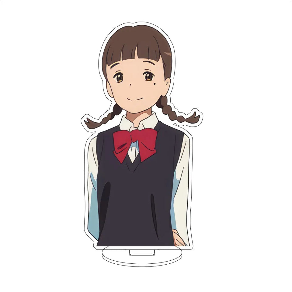 Your Name Anime Acrylic Standee Collection - Premium Taki & Mitsuha Timeline Variant Figures - Kimi no Na wa Kataware-doki Twilight Desk Decor - Romantic Manga Fan Gift Set for Bookshelf, Desk & Room Display