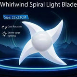 Rotating LED Rasenshuriken Cosplay Prop - Whirlwind Spiral Light Blade Hand Toy - Glowing Anime Energy Orb Floating Illusion Effect for Cosplay, Halloween & Night Shoots