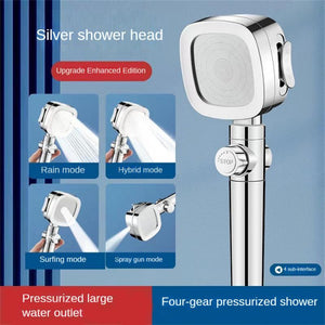 Pressurized Five-speed Multi-gear Faucet Shower