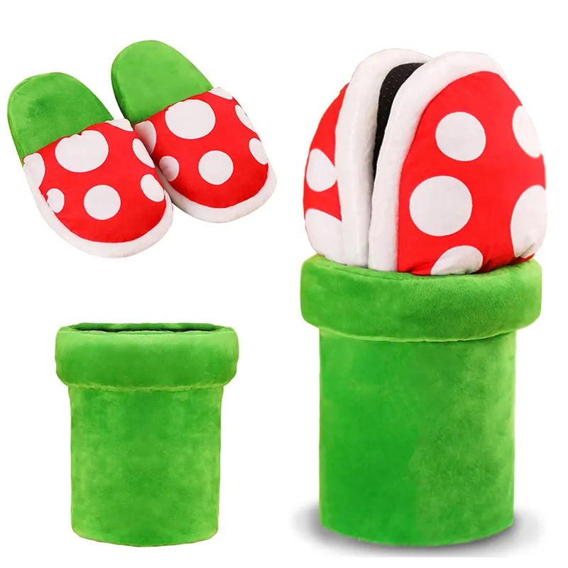 Super Mario - Dragon Plant Slippers