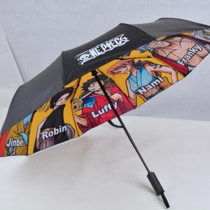 One Piece Characters Yellow Sunscreen Umbrella