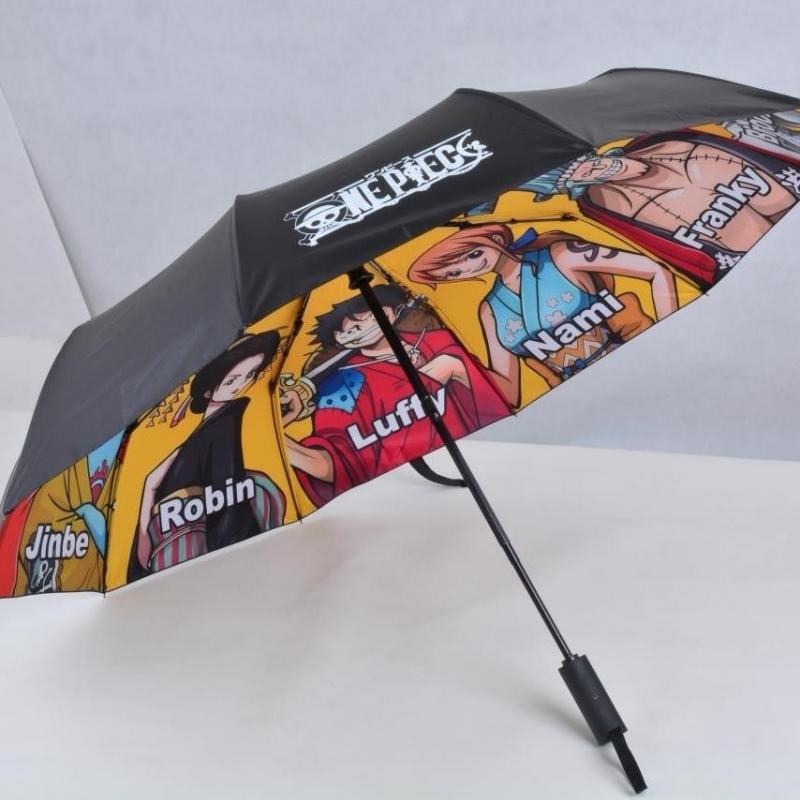One Piece Characters Yellow Sunscreen Umbrella