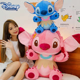 70cm Big Stitch Plush – Disney Soft Doll, Summer Grass Skirt Angel Toy for Kids