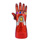 Infinity Gauntlet Prop Replica - Metallic Gold Armor Glove with 6 Infinity Stones - Marvel Superhero Cosplay Weapon, Costume Prop & Desk Display for Fans & Collectors