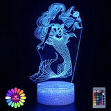 The Little Mermaid - Acrylic Night Light
