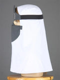 Naruto Haku Cosplay Mask & Head Shroud Set - Hidden Mist Village Headband - Kirigakure Ninja Veil & Face Mask Prop for Anime Conventions, Halloween & Cosplay