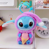 Stitch Plush Keychain – Cute Lilo & Stitch Keyring Doll, Kawaii Bag Pendant Gift for Girls