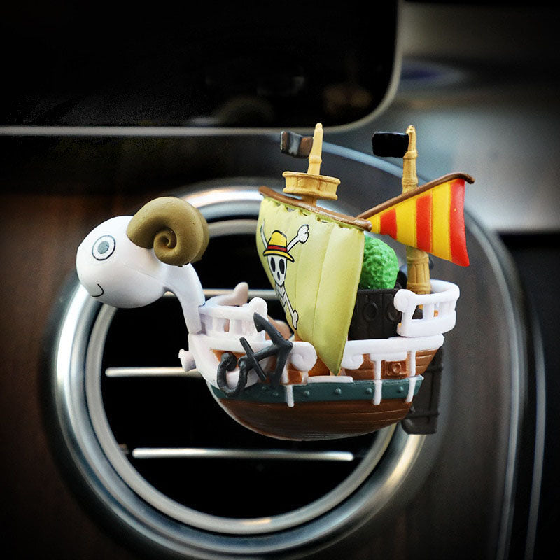 Anime Cute One Piece Luffy Action Figure Car Accessories