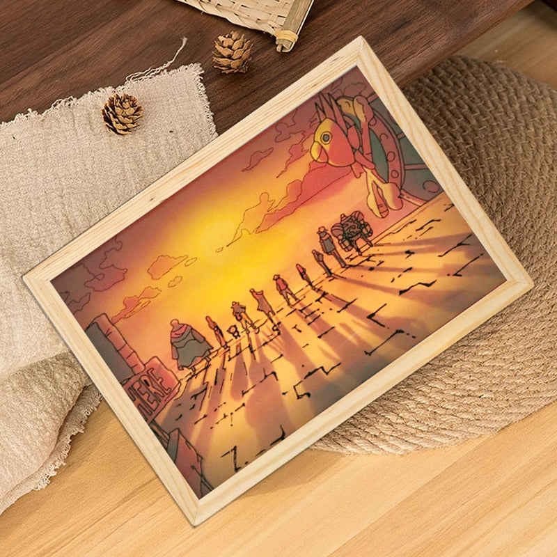 One Piece Luminous Hanging Painting Frame