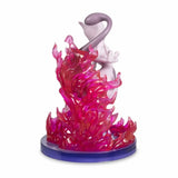 Pokémon Mewtwo LED Diorama Statue - Glowing Psychic Energy & Shadow Ball Action Figure - Collectible Anime Desk Statue & Gaming Setup Display - 15CM