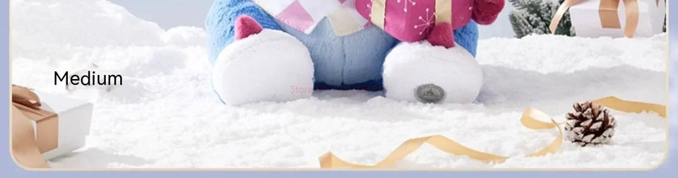 Genuine Disney Stitch Plush Doll – Kawaii Soft Stuffed Toy, Winter & Christmas Gift for Kids