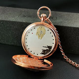Star Wars Death Star Musical Pocket Watch – 2-in-1 Quartz Timepiece & Wind-Up Music Box