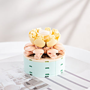 DIY Succulents Romantic Flowers Bouquet Bricks