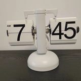 Vintage Flip Page Table Clock