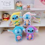 Stitch Plush Keychain – Cute Lilo & Stitch Keyring Doll, Kawaii Bag Pendant Gift for Girls