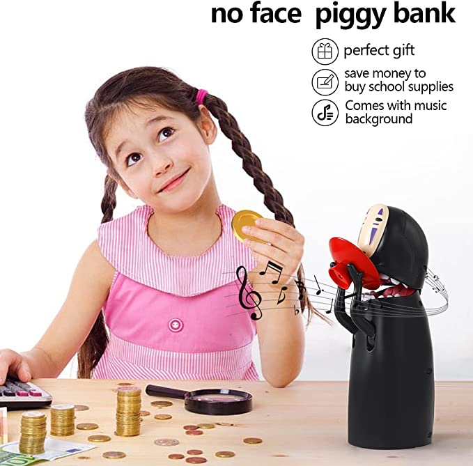 Spirited Away Faceless Man Piggy Coins Bank
